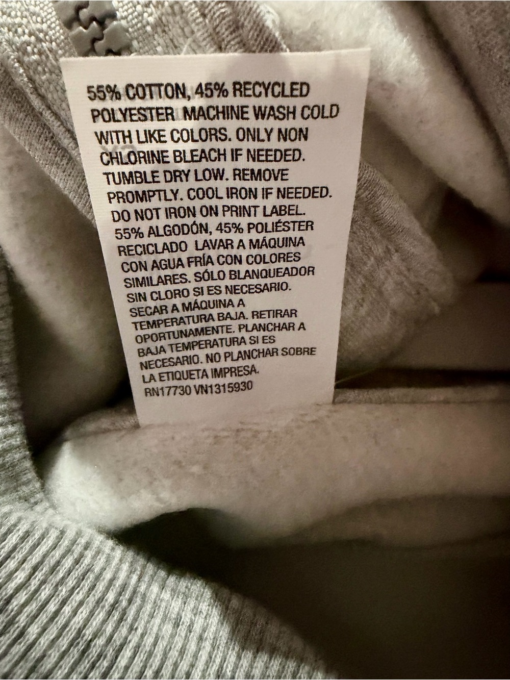 Women's Fleece Full Zip Hooded Sweatshirt - All in Motion™ - Picture 5 of 5